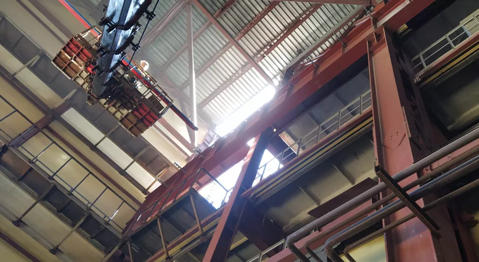 Монтаж троллейного шинопровода КМ КАМА
